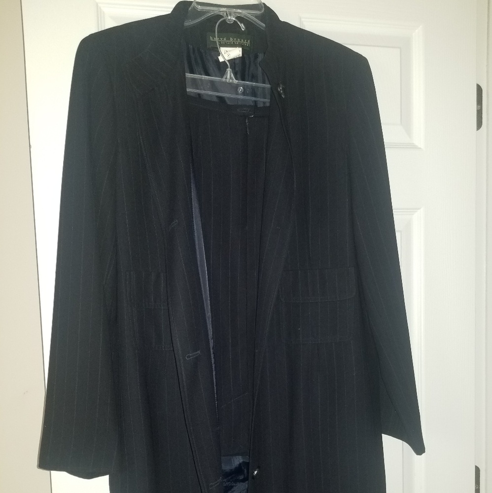 Women's blue suit